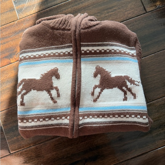 A&F Western Double Zip Sweater - Picture 7 of 8